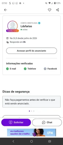 Esse anúnciante e um golpista