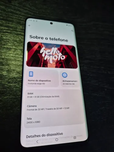 Moto Edge 40 256gb + 16gb ram
