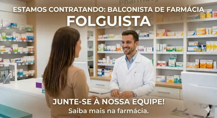 Vaga Balconista de Farmacia FOLGUISTA