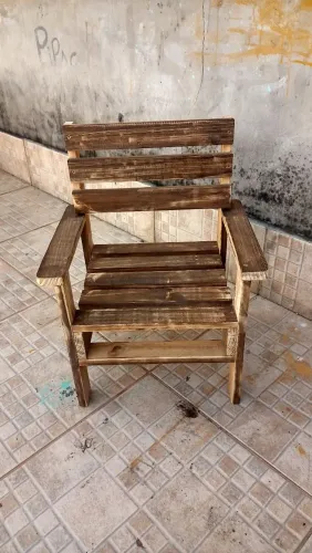 Cadeira infantil rustica