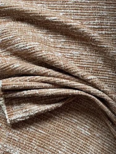 Tapete Aveia artesanal dupla face caramelo escuro 200 x 250 cm