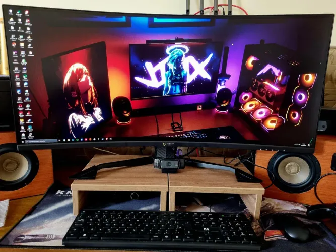 Monitor 34" curvo Husky Tempest
