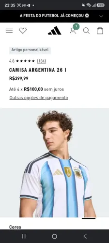 Camisa de Seleção Adidas original 