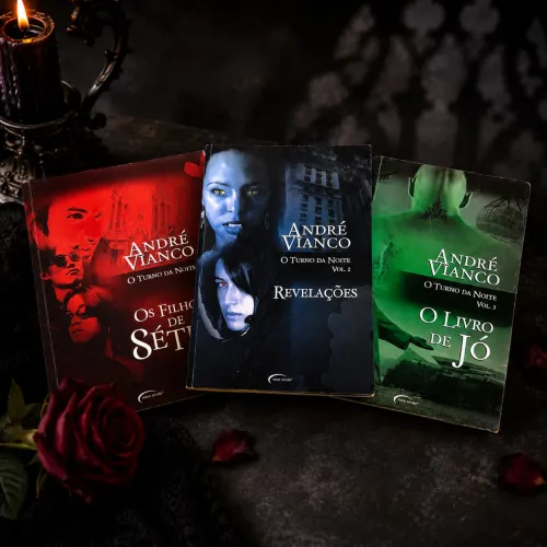 Livros de terror André Vianco - ótimo estado