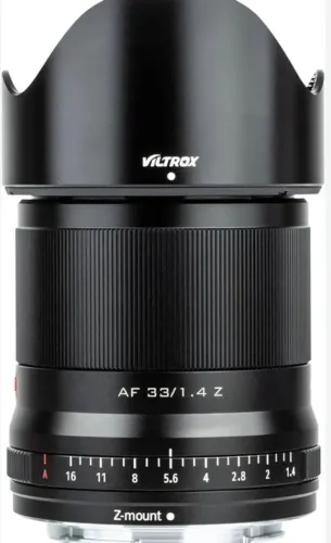 Lente VILTROX 33mm F1.4 para Nikon Z, APS-C