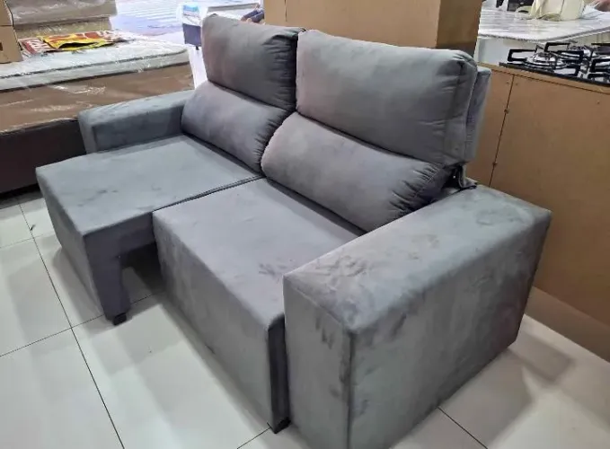 Lançamento sofá retrátil de reclinável FRETE GRÁTIS