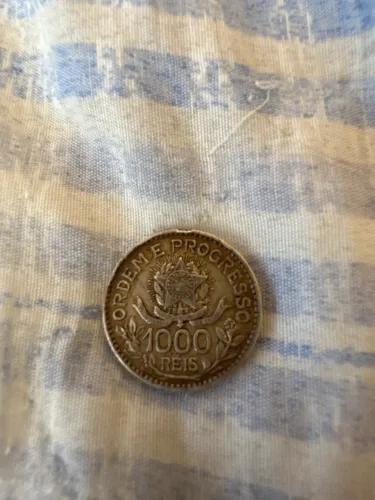 Moeda 1000 Réis 1913 Estrela solta