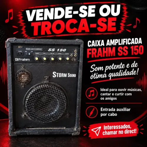 ?Caixa de som grande, auxiliar ?