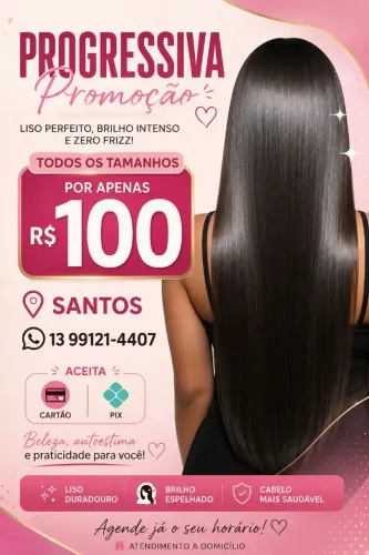Cabeleireira em domicílio