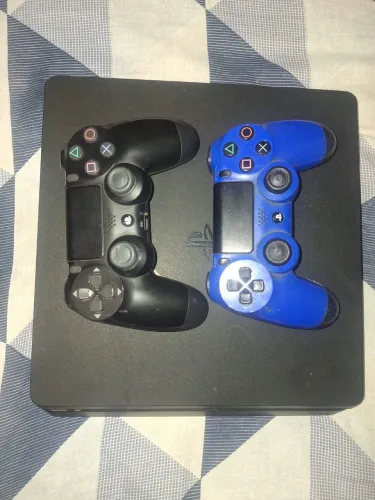 PS4 + 2 Controles + Cabos | Completo | Leia a Descrição