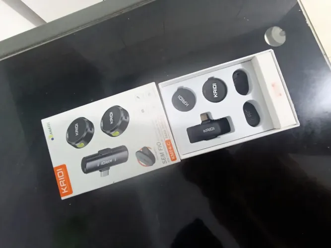 Microfone de Lapela Kaidi - R$ 50
