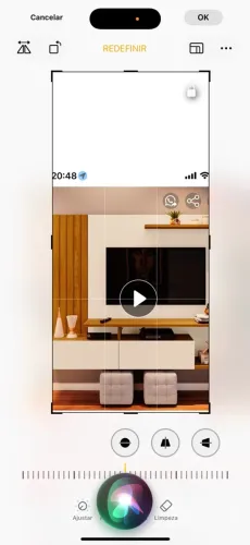 Painel de televisão com rack novo