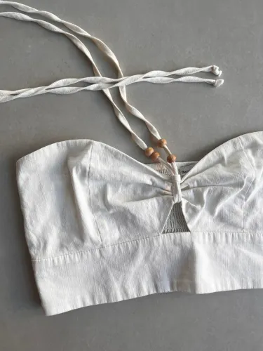 Top Bershka branco M