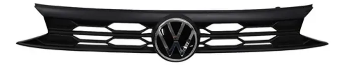Grade Dianteira Vw Polo Track 2024 Detalhe Preto Fosco