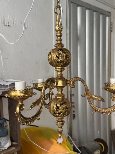 Lustre bronze antigo