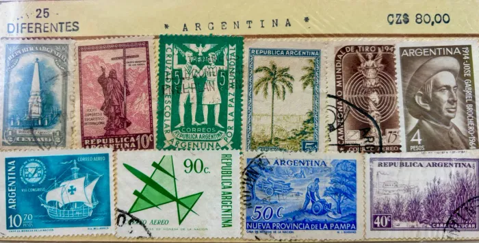 Coleção de Selos da Argentina