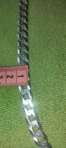 Corrente Prata 925 Grumet 10mm Seminova