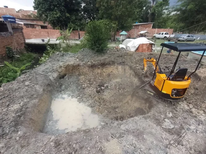 Aluguel de Mine escavadeira 