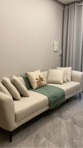 Vendo sofá orgânico de linho 