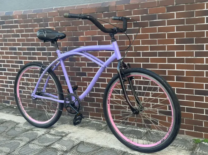 Bicicleta caiçara aro 26 revisada com nota 
