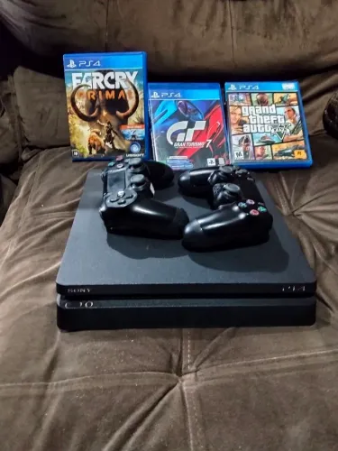 Vendo ou troco Ps4 slim 1 tera.