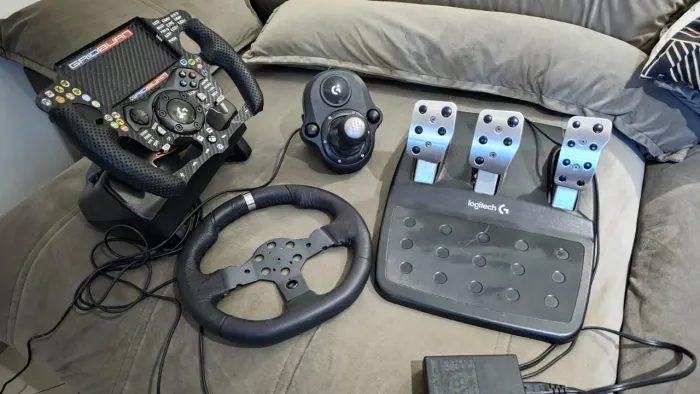 VOLANTE F1 G920 + PEDAL + CÂMBIO