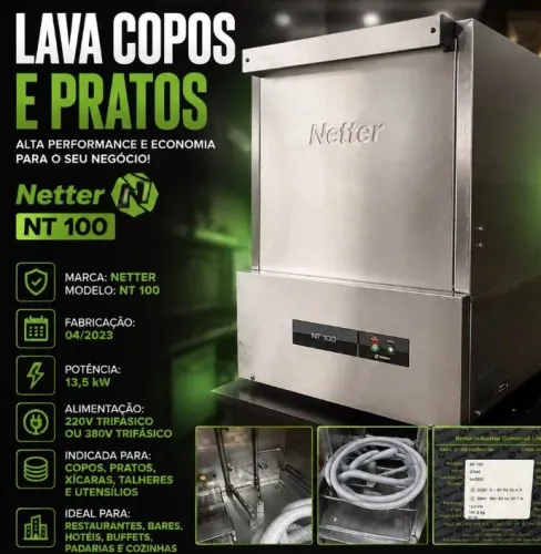 Lavadora netter NT 100 linda