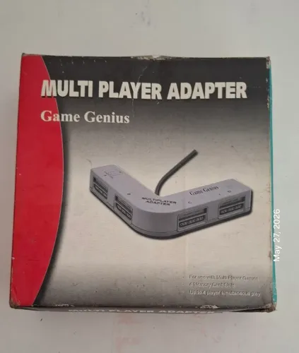 Multitap PS1 GameGenius Original Completo com Caixa
