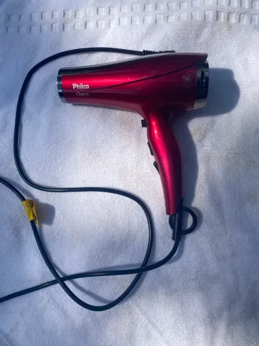 Secador de Cabelo Philco Cherry Vermelho 127v 2100w Usado