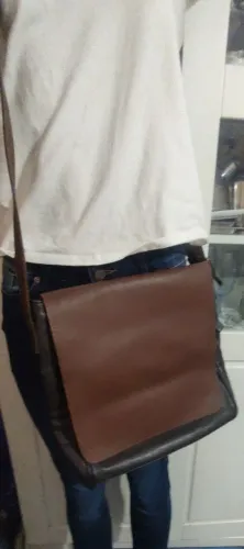 Bolsa transversal em Couro 