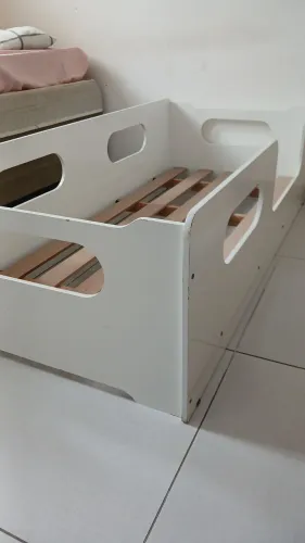 Mini cama infantil com colchão