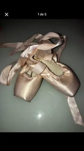 Sapatilha de ponta ballet -Só Dança- tamanho 34 1/2