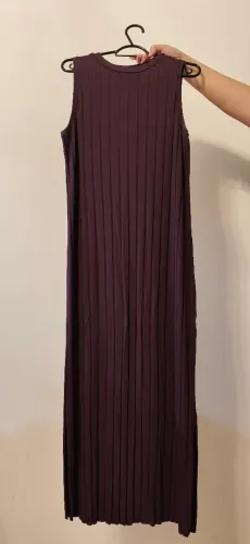 Vestido roxo de malha