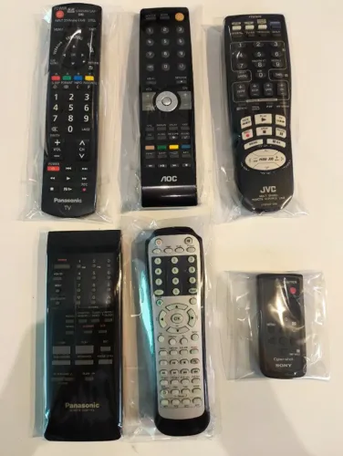 Controle remoto jvc/ panasonic /aoc /sony (VALOR DA UNIDADE ) CADA CONTROLE TEM SEU VALOR 
