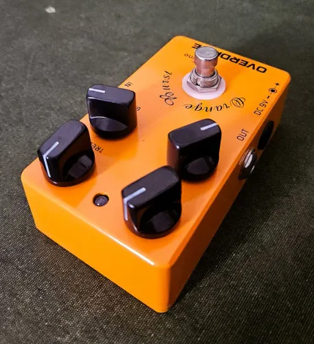 Pedal Caline Orange Burst Overdrive