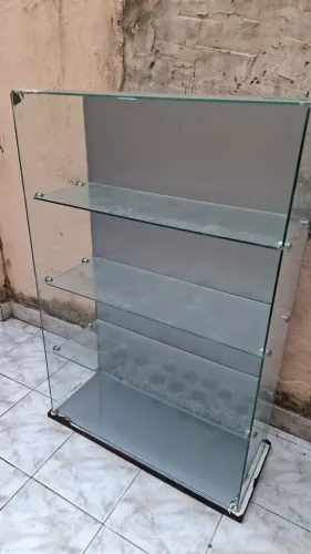 Estante de vidro + sanduicheira 