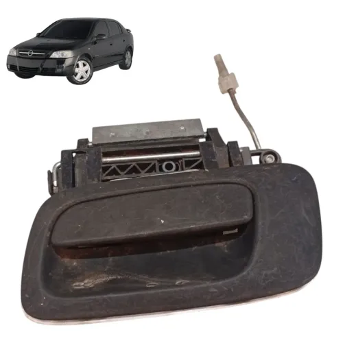 Macaneta Externa Traseira Lado Esquerdo Astra S 30901 Preto Traseira