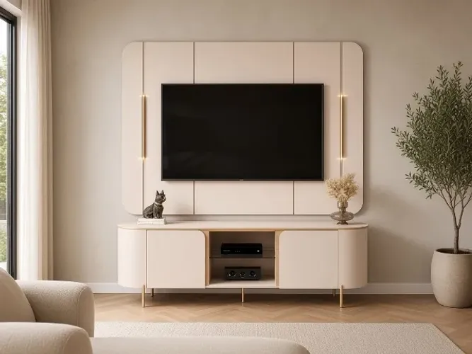 Conjunto Rack e Painel Adele 1,80m 100% MDF (NOVO A PRONTA ENTREGA)