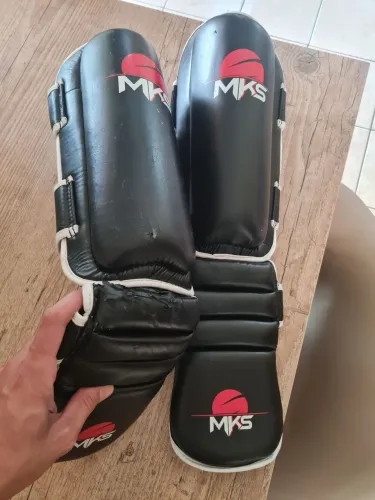 Caneleira mks tamanho m muay thai