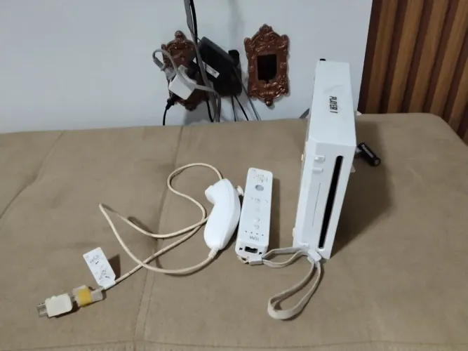 Nintendo Wii usado desbloqueado troco por um ds ou 3ds