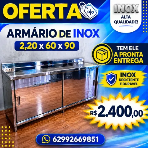 Armário de inox