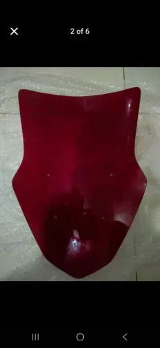 Bolha nmax alongada vermelha