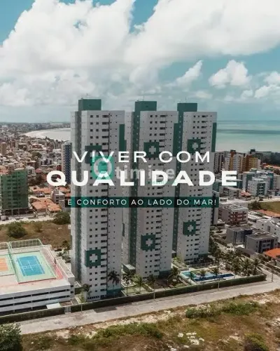Apartamento para Locação em João Pessoa, Bessa, 3 dormitórios, 2 suítes, 3 banheiros, 2 va