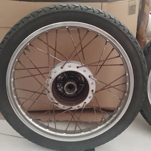 Roda dianteira cg 150/160 paralela enferrujada
