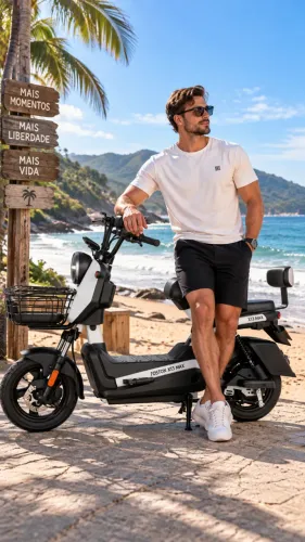 Bicicleta Elétrica Foston X13 ? Motor 1000W | Até 45 km de Autonomia | Até 32 km/h