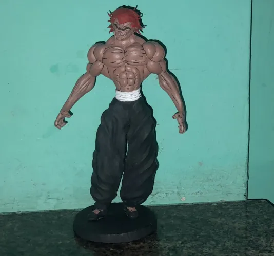 Escultura do yujiro hanma
