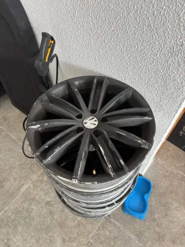 Jogo de Rodas Original VW Tiguan Aro 18 | 5x112 | Serve Jetta, Passat, Audi | 4 Rodas