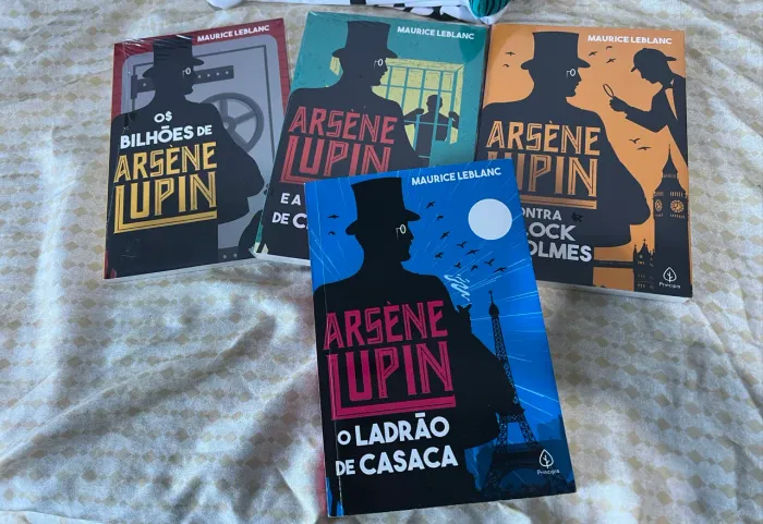 Coleção Arsène Lupin - Maurice Leblanc (4 livros)