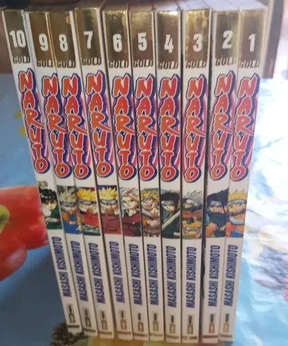 Mangas Naruto Clássico Gold vol.1a10. Usados em perfeito estado.