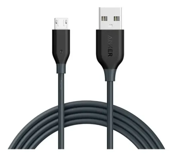 Cabo Anker Powerline Micro Usb 1,8 Metros Cinza